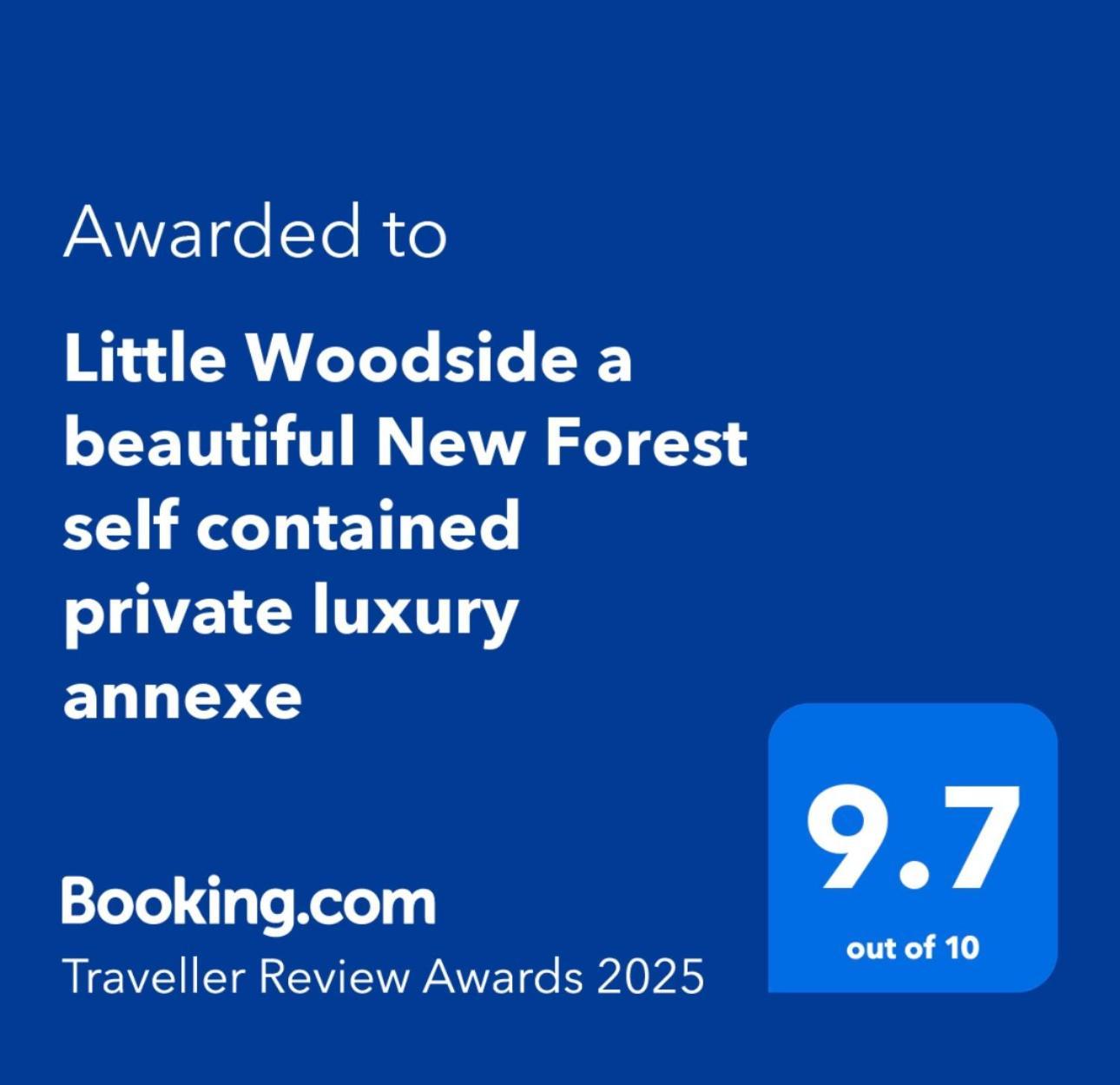 Little Woodside A Beautiful New Forest Self Contained Private Luxury Annexe New Milton Ngoại thất bức ảnh